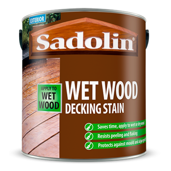 Wet Wood Decking Stain