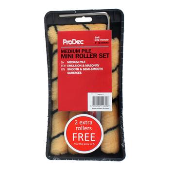 Prodec Extra Value Medium Roller Kit 4 Inch